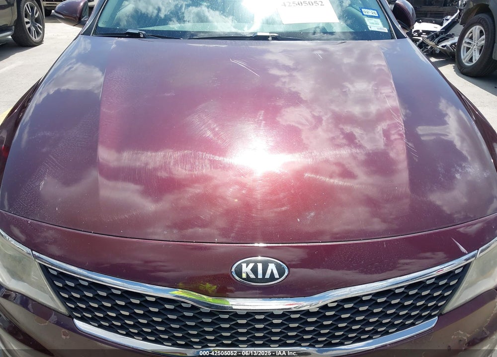 2016 KIA OPTIMA VIN: 5XXGU4L35GG005896