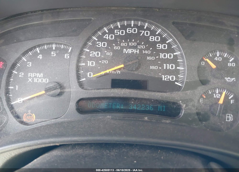 2003 CHEVROLET AVALANCHE 1500 VIN: 3GNEK13T93G305807