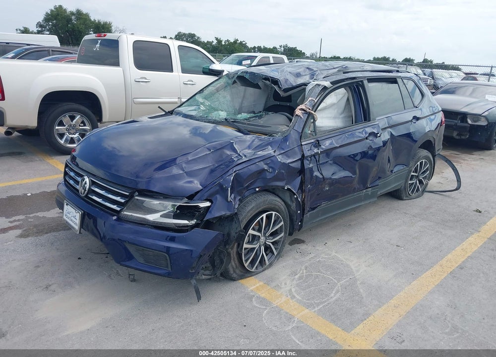 2021 VOLKSWAGEN TIGUAN VIN: 3VV1B7AX4MM150765
