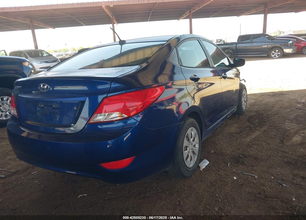 2016 HYUNDAI ACCENT VIN: KMHCT4AE6GU019026