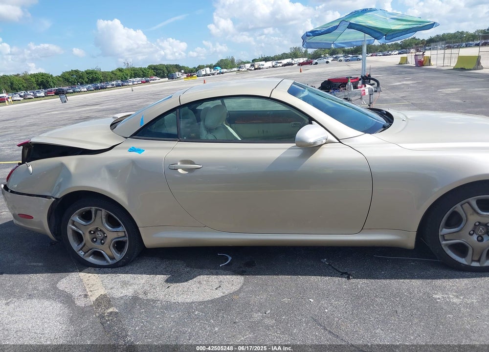 2006 LEXUS SC 430 VIN: JTHFN48Y569004951