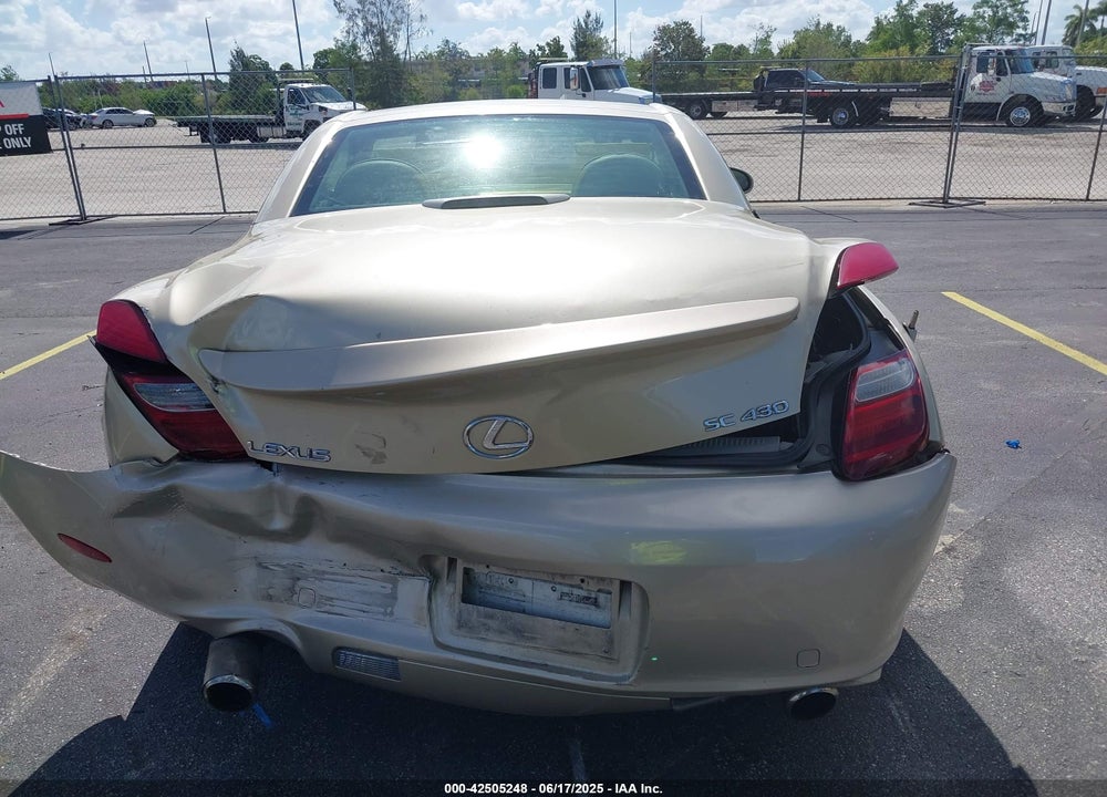 2006 LEXUS SC 430 VIN: JTHFN48Y569004951