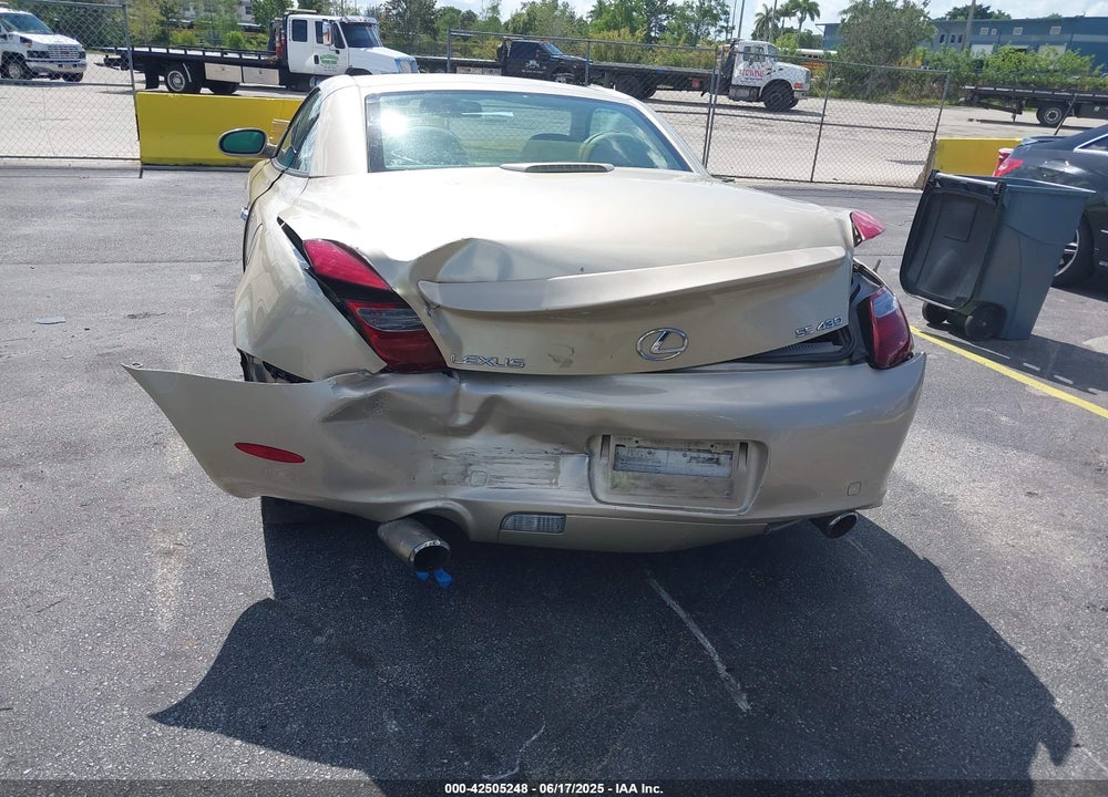 2006 LEXUS SC 430 VIN: JTHFN48Y569004951