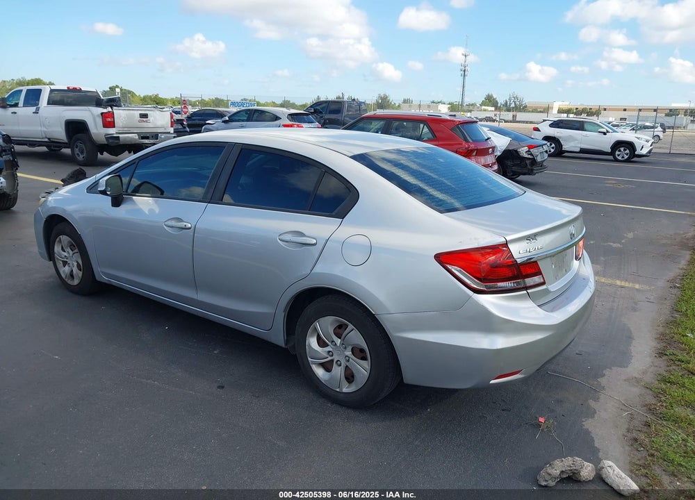 2013 HONDA CIVIC LX VIN: 19XFB2F52DE100651