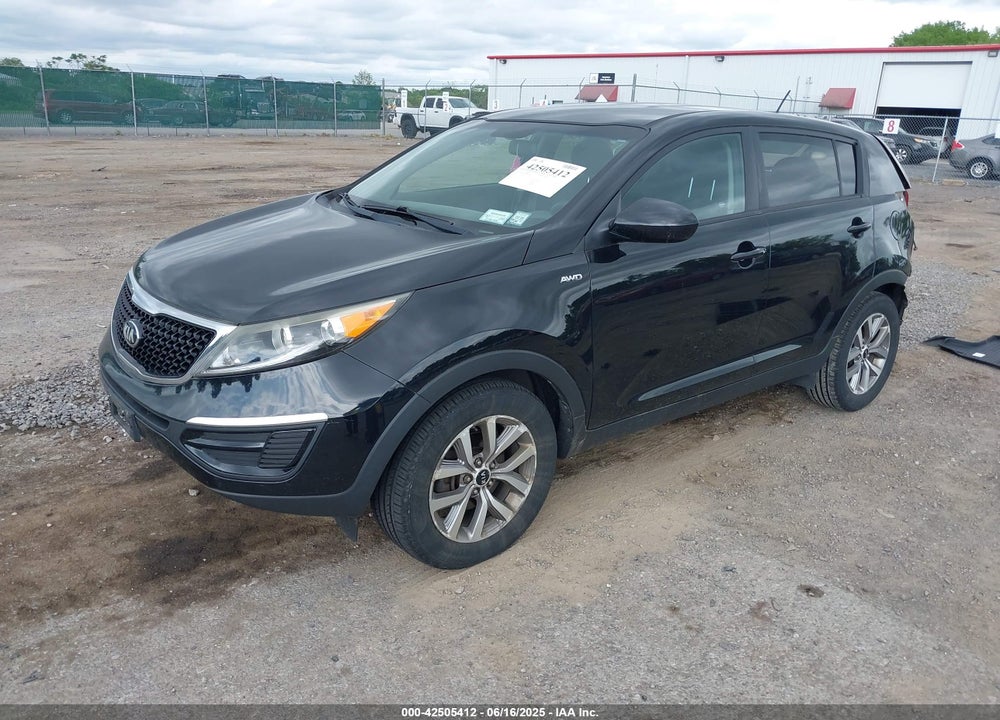 2016 KIA SPORTAGE LX VIN: KNDPBCAC9G7863206