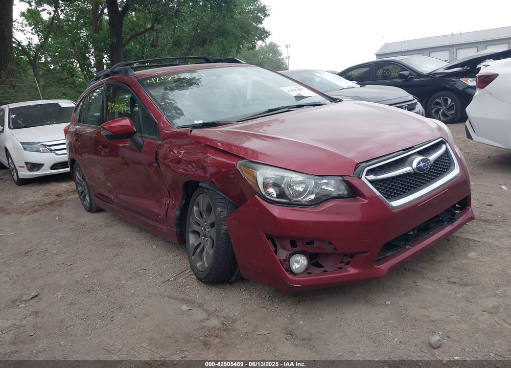 2015 SUBARU IMPREZA VIN: JF1GPAW62F8205993