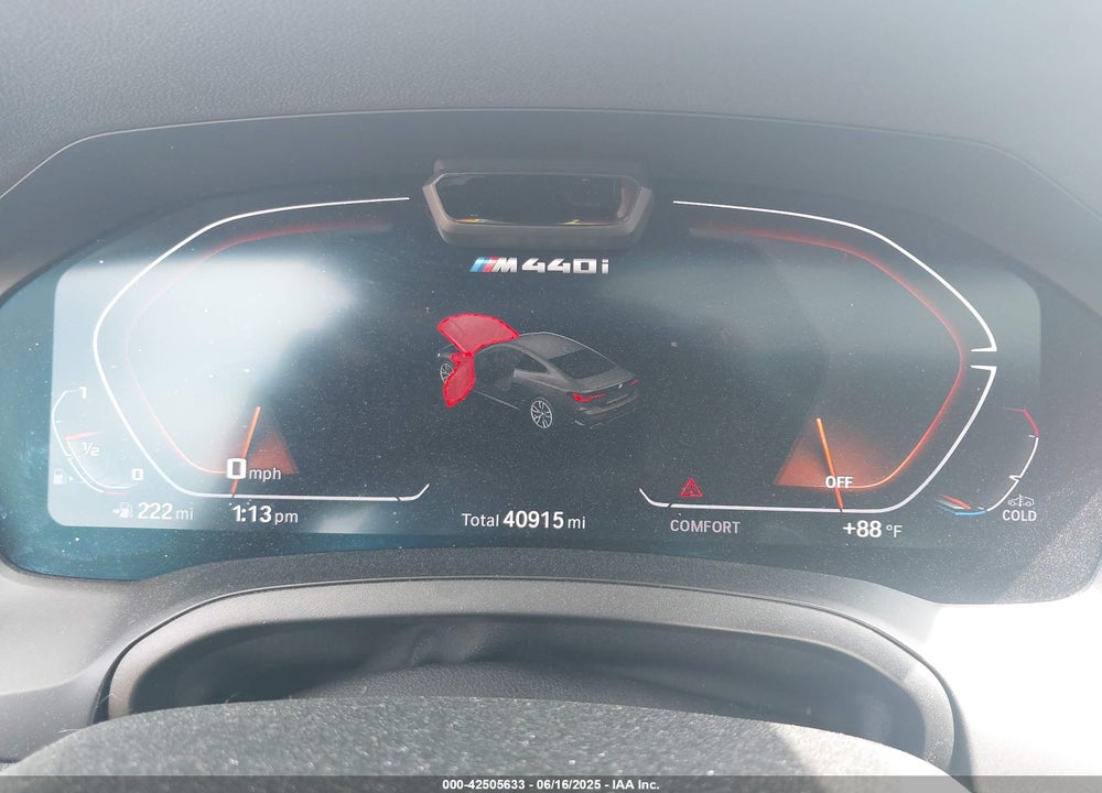 2022 BMW M440I VIN: WBA13AR02NCJ36217