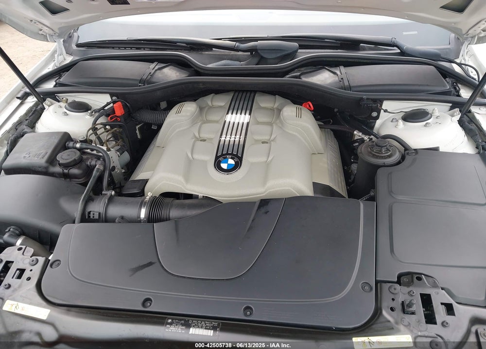 2005 BMW 745LI VIN: WBAGN63595DS59352