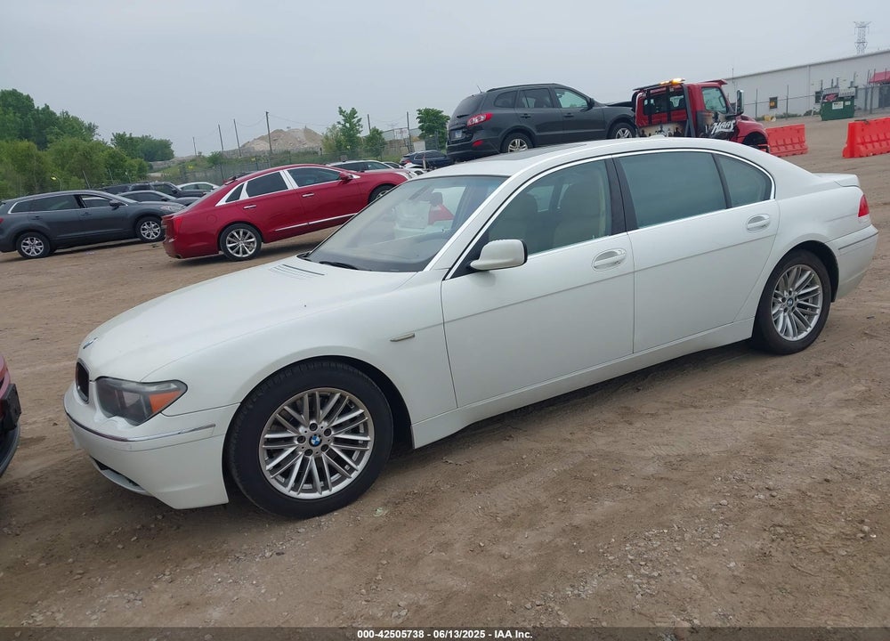2005 BMW 745LI VIN: WBAGN63595DS59352