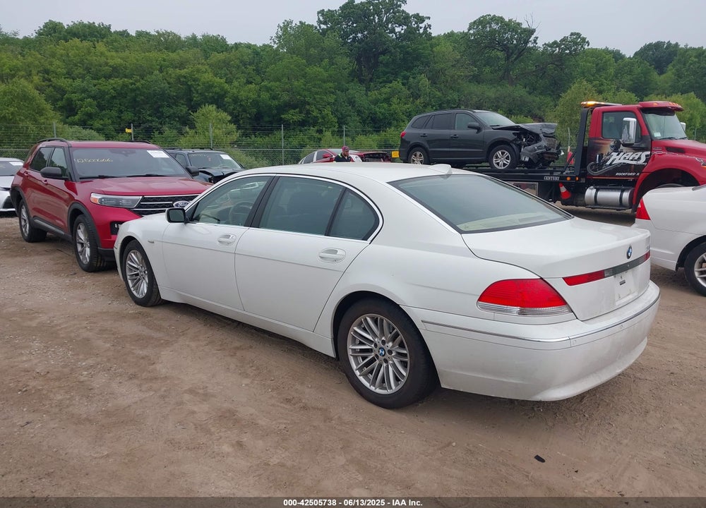 2005 BMW 745LI VIN: WBAGN63595DS59352