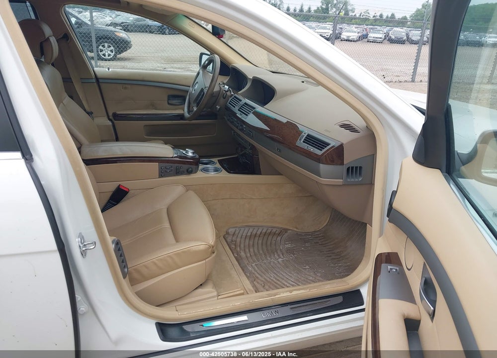2005 BMW 745LI VIN: WBAGN63595DS59352