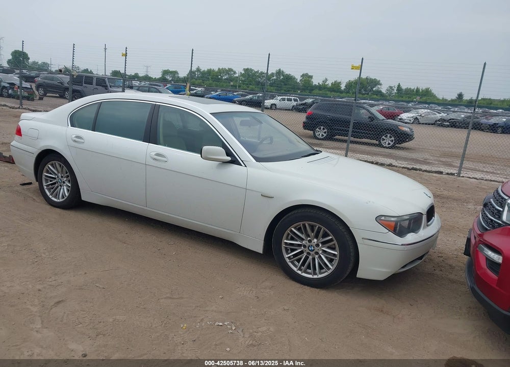 2005 BMW 745LI VIN: WBAGN63595DS59352