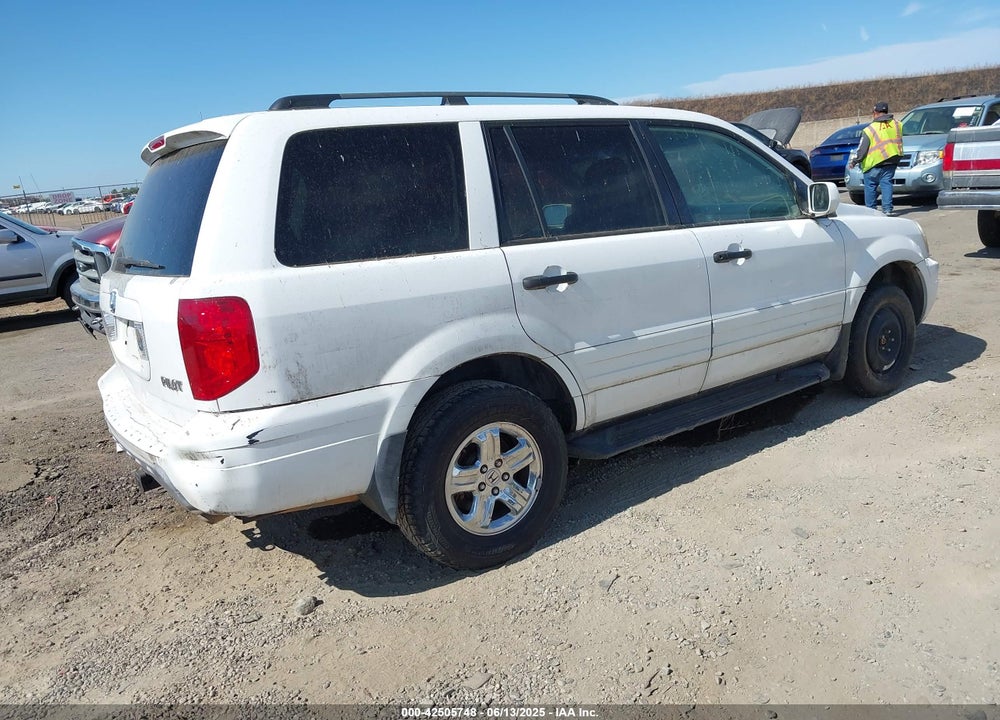 2004 HONDA PILOT EX-L VIN: 2HKYF18714H615013