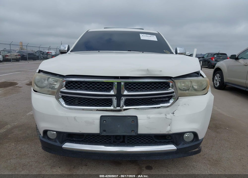 2011 DODGE DURANGO VIN: 1D4SD4GT2BC627811