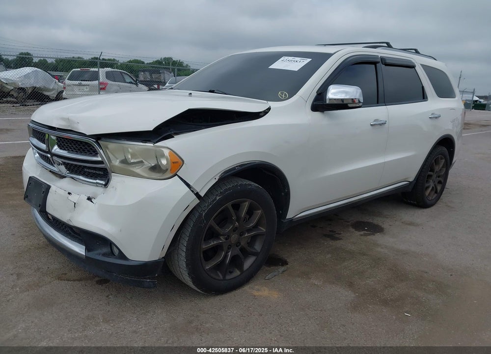 2011 DODGE DURANGO VIN: 1D4SD4GT2BC627811
