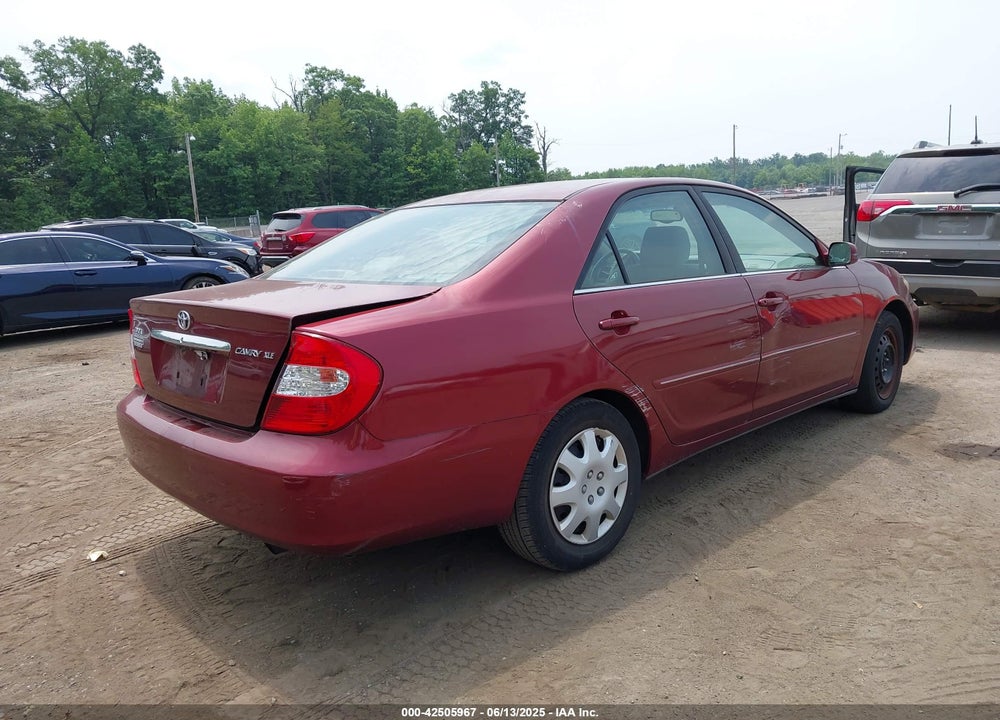 2004 TOYOTA CAMRY XLE VIN: 4T1BE30KX4U304962