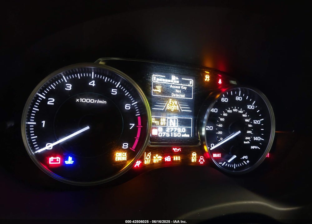 2017 SUBARU CROSSTREK 2.0I LIMITED VIN: JF2GPANC7H8221788