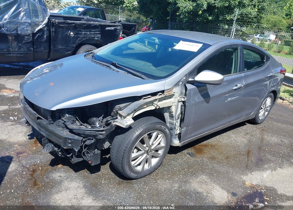 2015 HYUNDAI ELANTRA SE VIN: KMHDH4AEXFU278476
