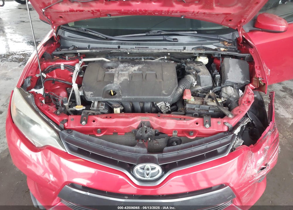 2016 TOYOTA COROLLA VIN: 5YFBURHE9GP399654