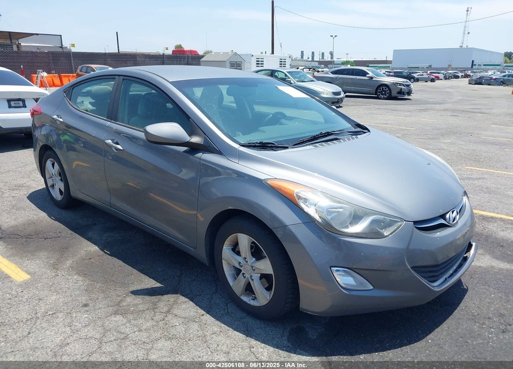 2012 HYUNDAI ELANTRA GLS VIN: 5NPDH4AE6CH119030