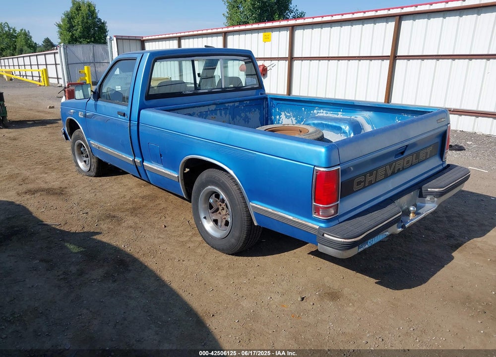 1992 CHEVROLET S TRUCK S10 VIN: 1GCCS14Z1N8116872