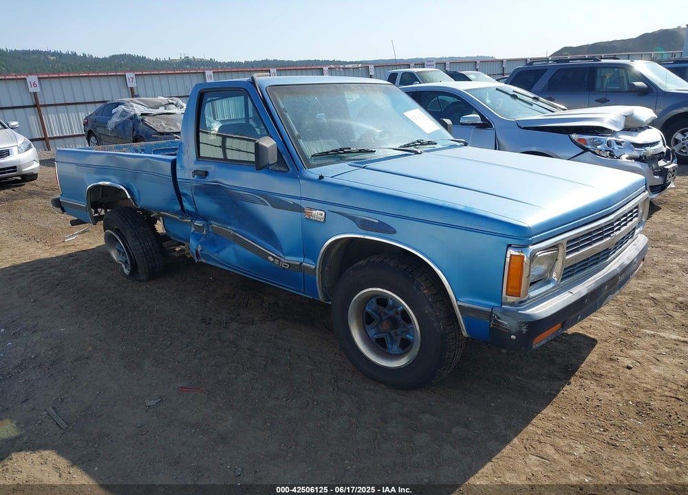 1992 CHEVROLET S TRUCK S10 VIN: 1GCCS14Z1N8116872