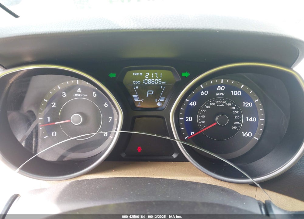 2013 HYUNDAI ELANTRA VIN: 5NPDH4AE5DH419319