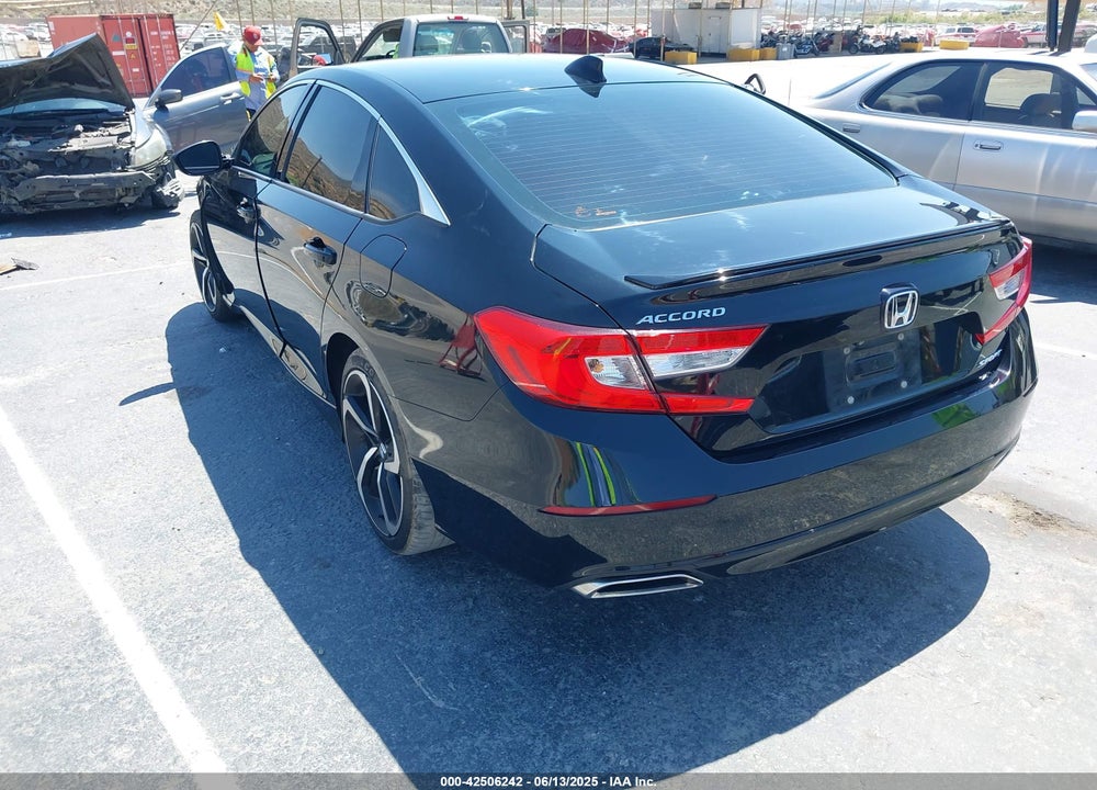 2021 HONDA ACCORD VIN: 1HGCV1F38MA002442