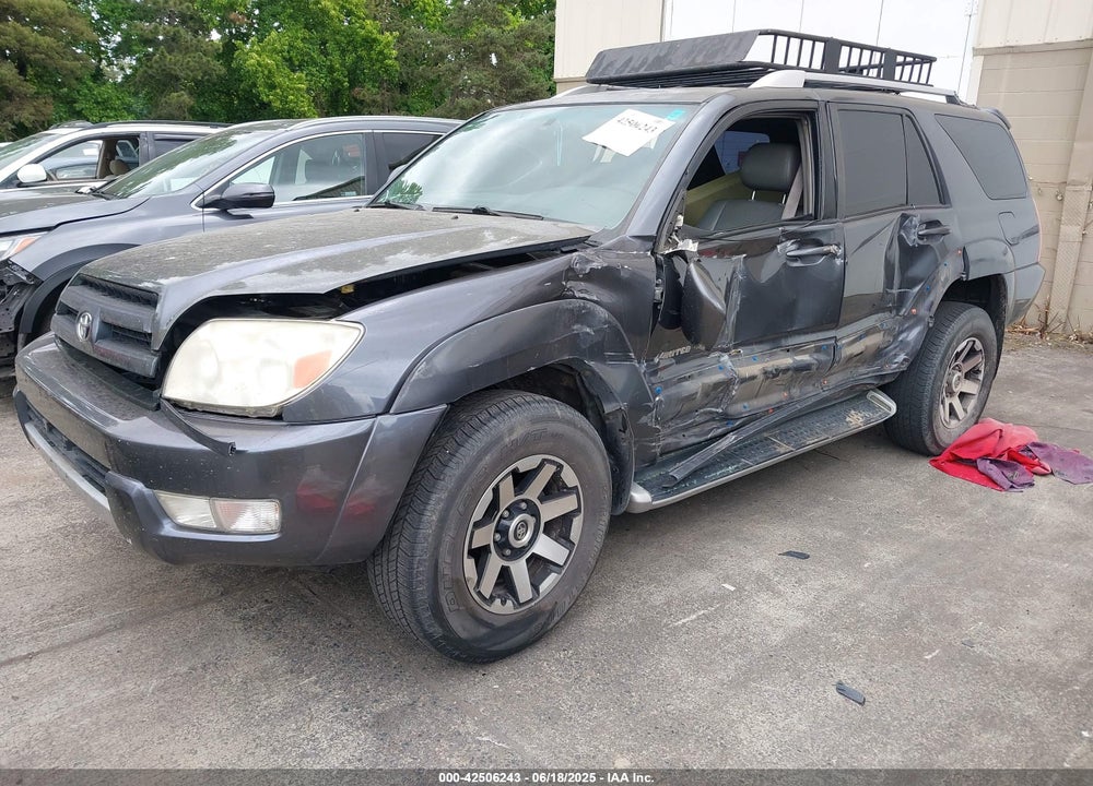 2003 TOYOTA 4RUNNER LIMITED V8 VIN: JTEBT17R630006282
