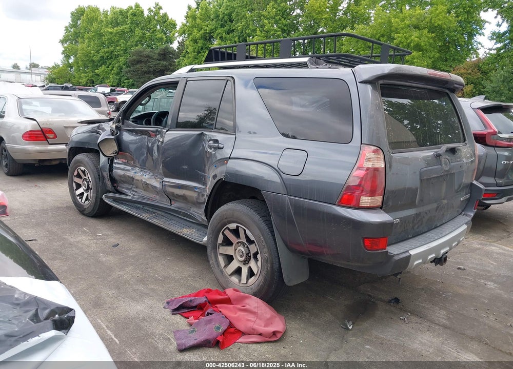 2003 TOYOTA 4RUNNER LIMITED V8 VIN: JTEBT17R630006282