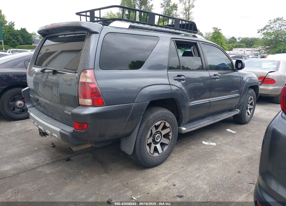 2003 TOYOTA 4RUNNER LIMITED V8 VIN: JTEBT17R630006282