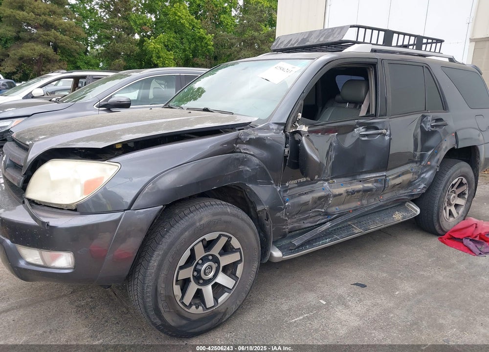 2003 TOYOTA 4RUNNER LIMITED V8 VIN: JTEBT17R630006282
