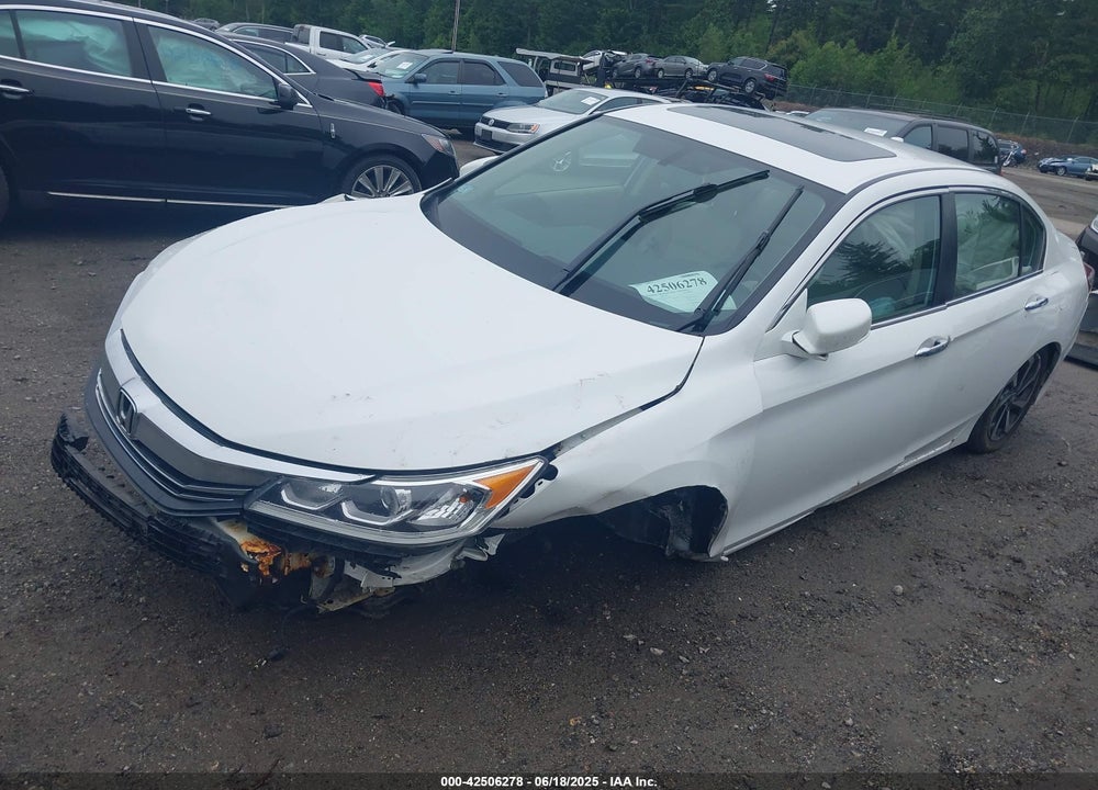 2016 HONDA ACCORD VIN: 1HGCR2F86GA143293