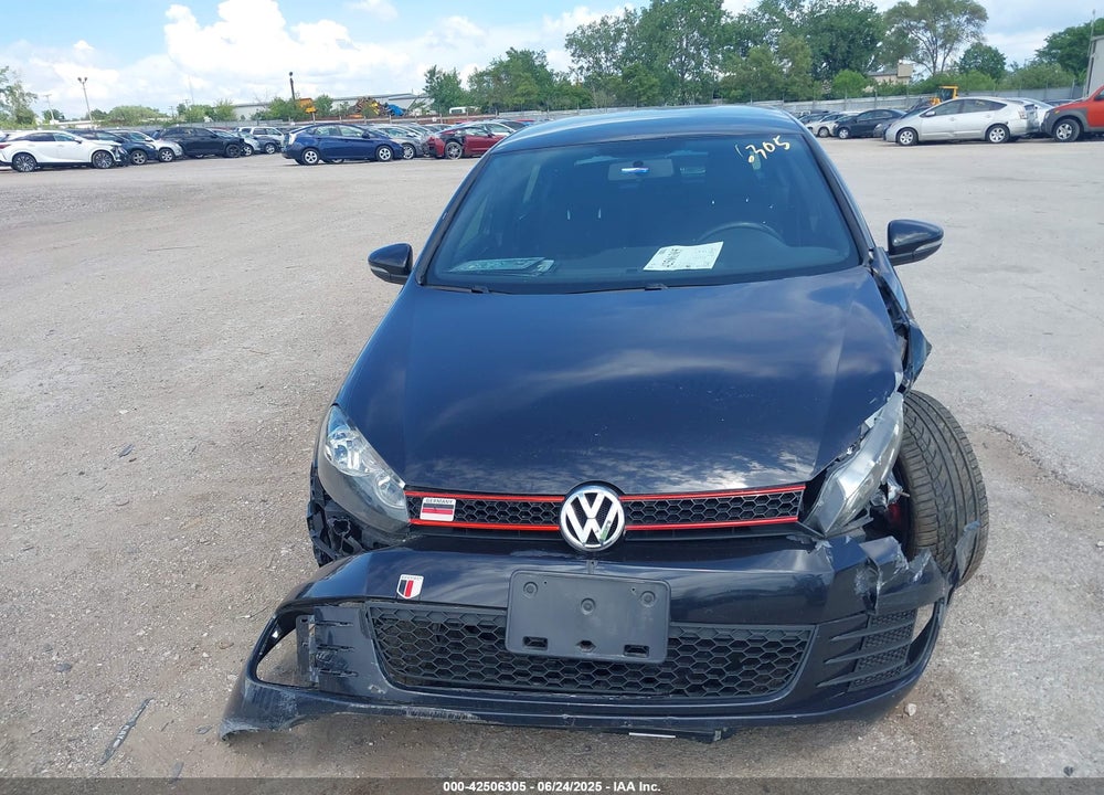 2013 VOLKSWAGEN GTI VIN: WVWGV7AJ8DW092526