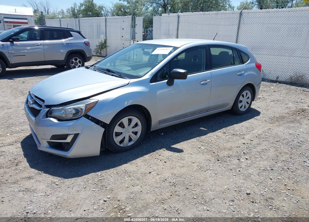 2015 SUBARU IMPREZA 2.0I VIN: JF1GPAA68FG304962