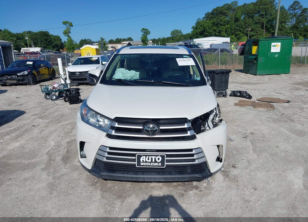 2017 TOYOTA HIGHLANDER VIN: 5TDKZRFH4HS525085