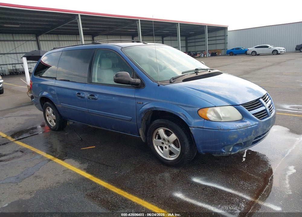 2007 DODGE GRAND CARAVAN SXT VIN: 2D4GP44L87R170678