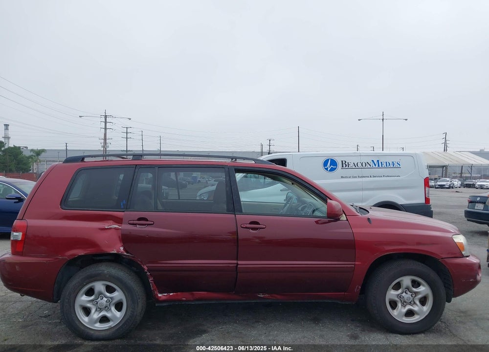 2006 TOYOTA HIGHLANDER VIN: JTEGD21A260137189