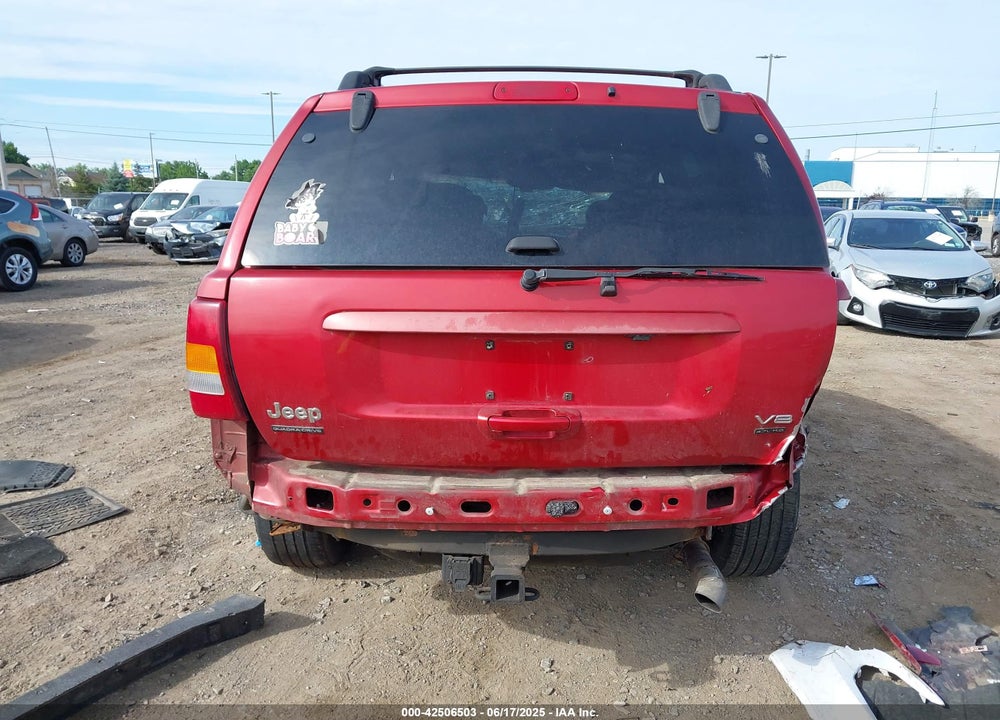 2004 JEEP GRAND CHEROKEE OVERLAND VIN: 1J8GW68J44C161087