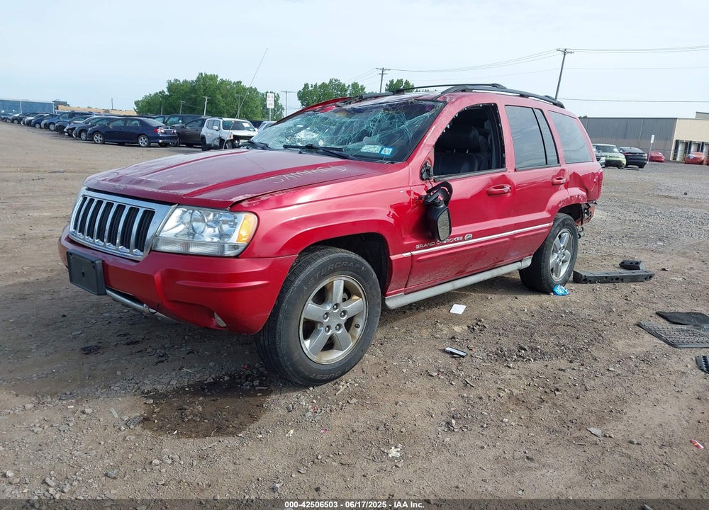2004 JEEP GRAND CHEROKEE OVERLAND VIN: 1J8GW68J44C161087
