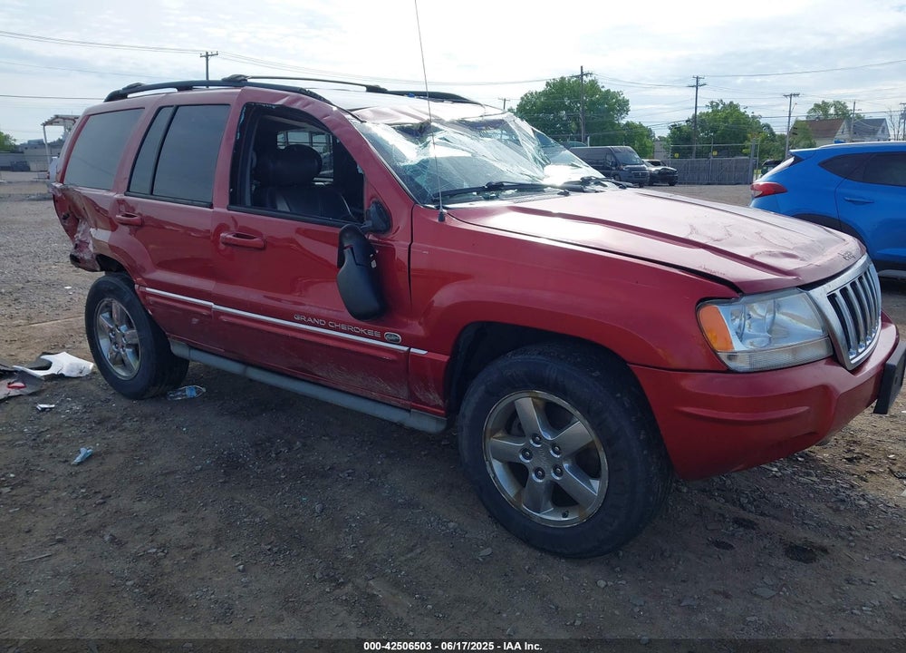 2004 JEEP GRAND CHEROKEE OVERLAND VIN: 1J8GW68J44C161087
