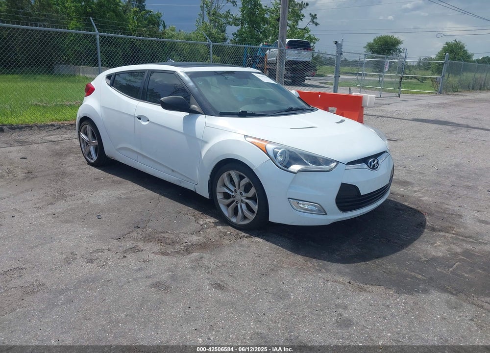 2012 HYUNDAI VELOSTER BASE W/RED/BLACK VIN: KMHTC6ADXCU050034