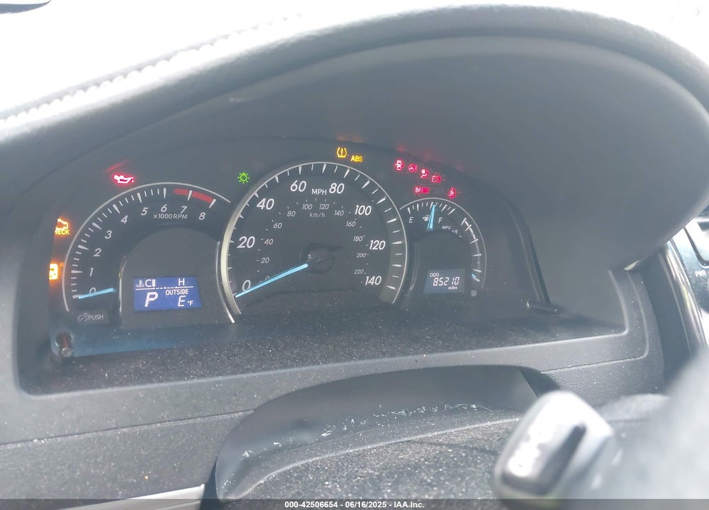 2012 TOYOTA CAMRY VIN: 4T4BF1FK1CR210580