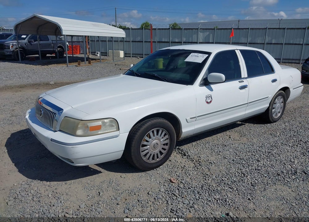 2007 MERCURY GRAND MARQUIS VIN: 2MEFM75V37X628558