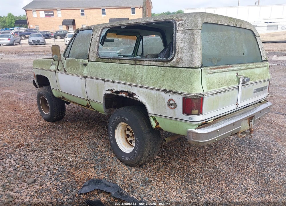 1975 CHEVROLET BLAZER VIN: CKY185F114979
