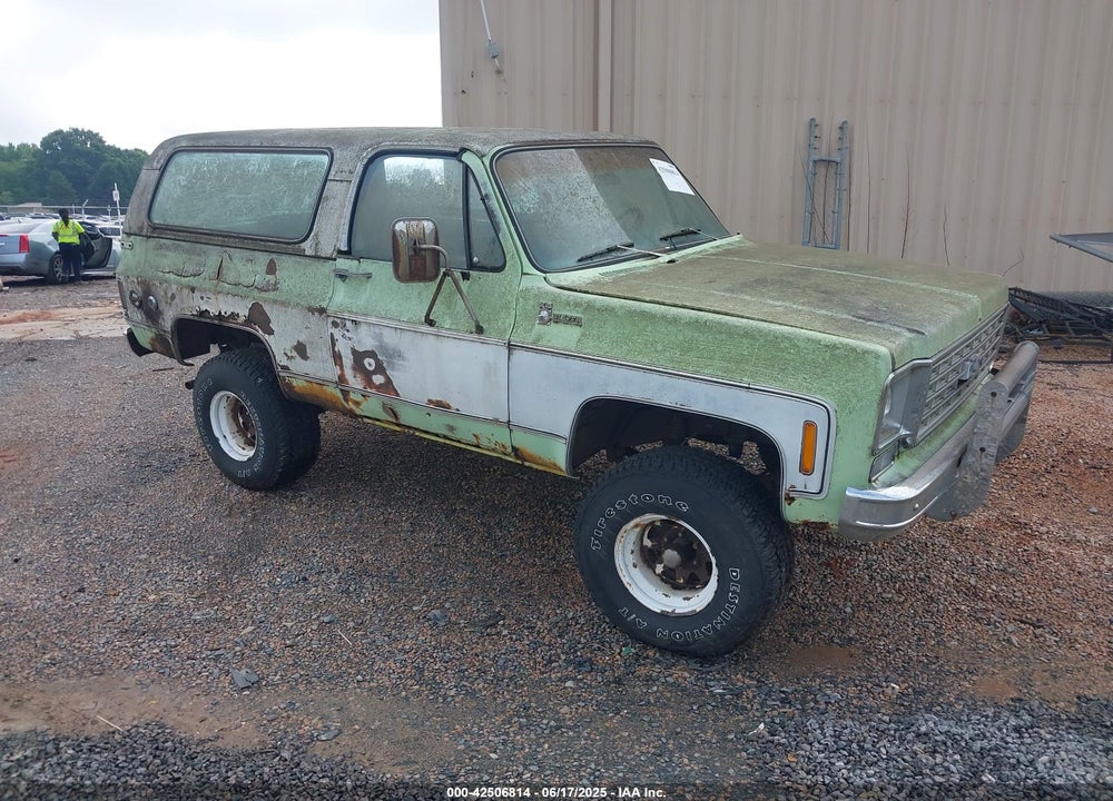 1975 CHEVROLET BLAZER VIN: CKY185F114979