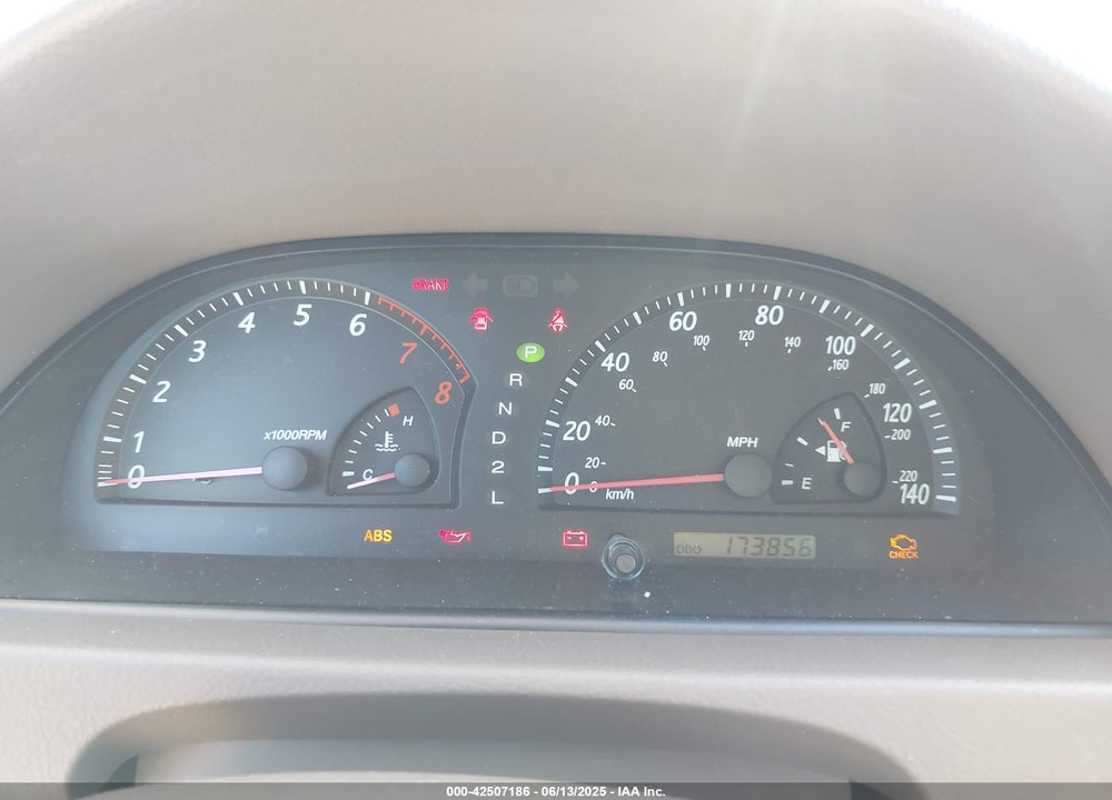 2003 TOYOTA CAMRY LE VIN: JTDBE32K930150543