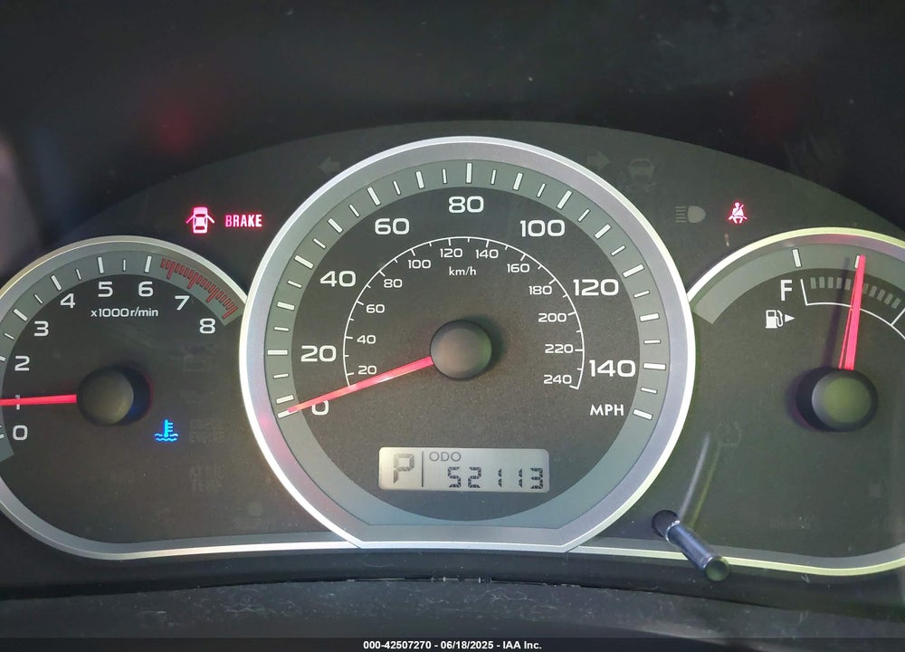 2010 SUBARU IMPREZA OUTBACK SPORT VIN: JF1GH6D6XAH819857