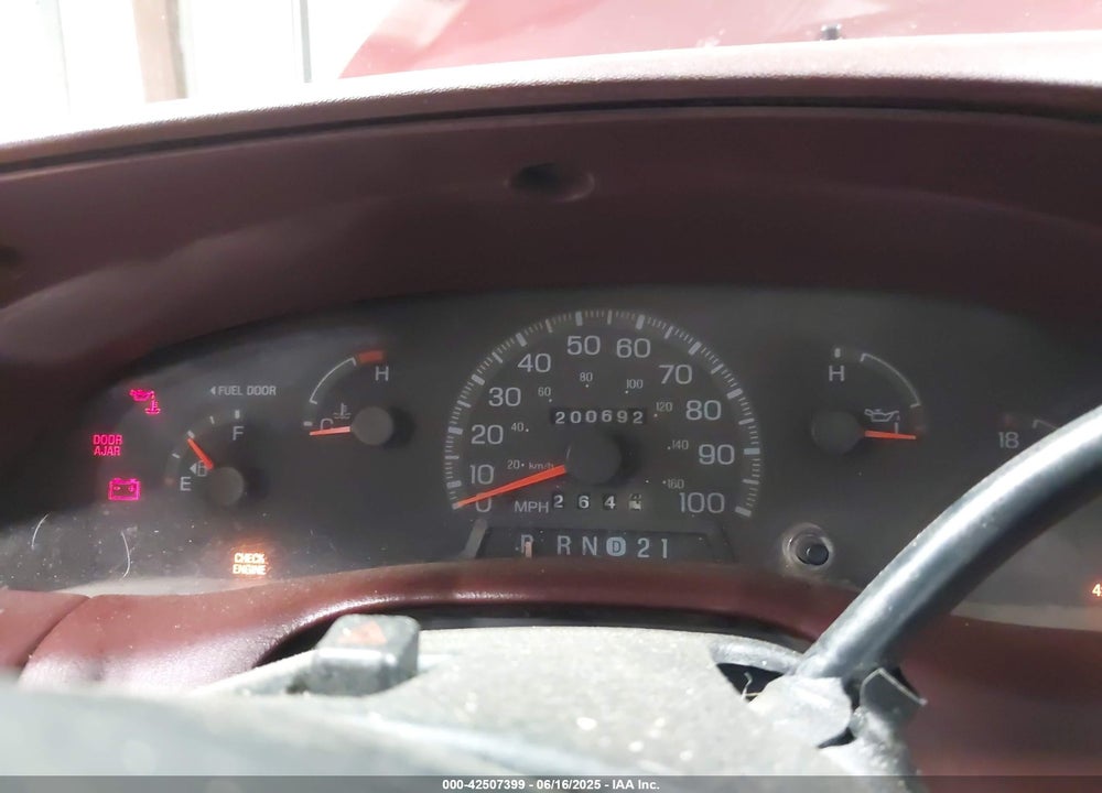 1998 FORD F-150 STANDARD/XL/XLT VIN: 2FTZF1826WCA72551