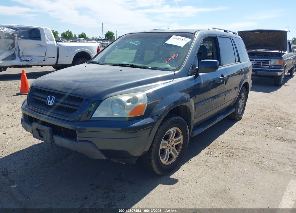 2005 HONDA PILOT EX-L VIN: 2HKYF18525H510769